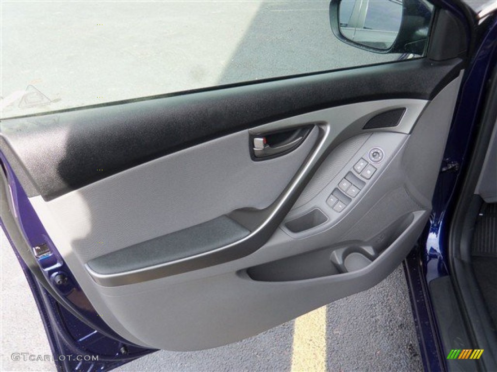 2013 Elantra Limited - Indigo Night / Gray photo #10