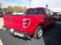 2010 Vermillion Red Ford F150 XLT SuperCrew  photo #6