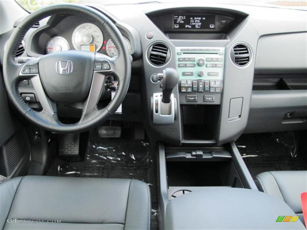 2011 Honda Pilot EX-L 4WD Gray Dashboard Photo #73875923