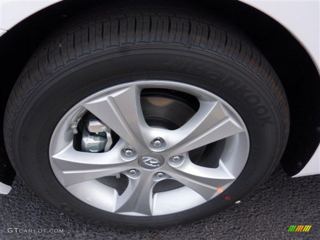 2013 Elantra Coupe GS - Monaco White / Gray photo #3