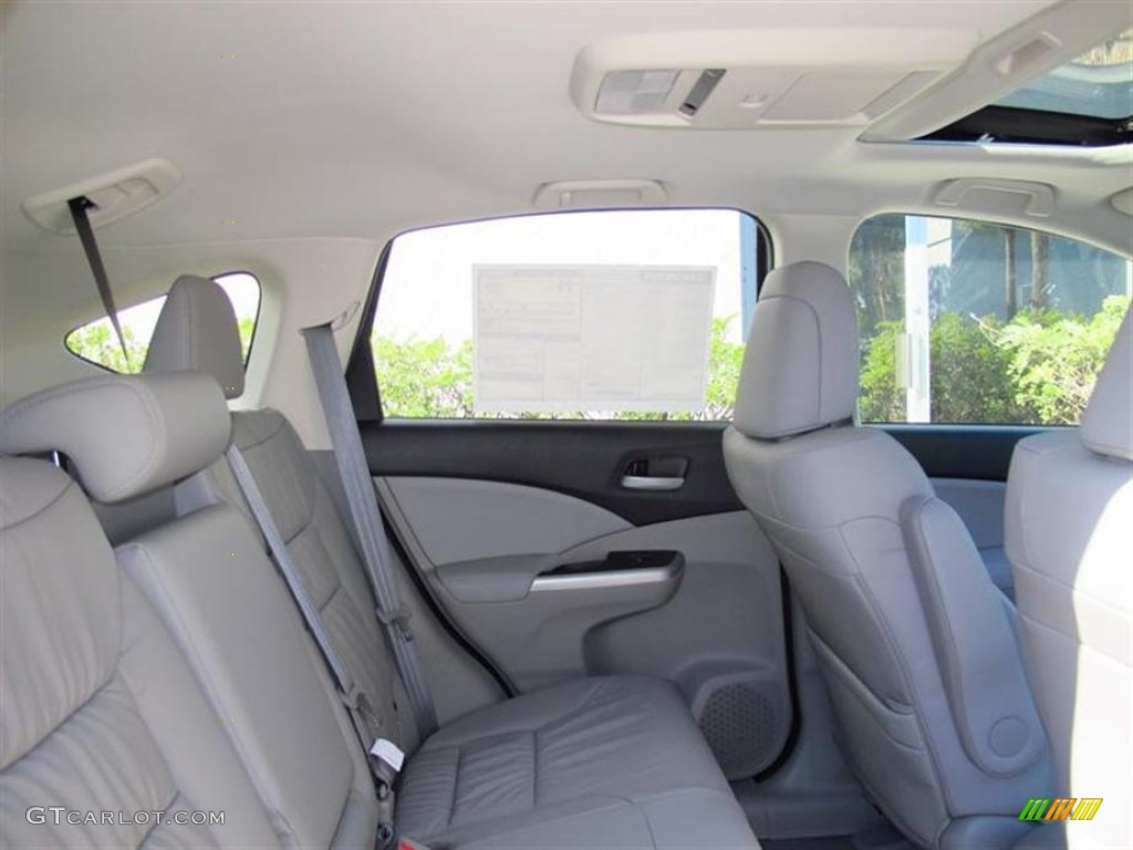 2013 CR-V EX-L AWD - Alabaster Silver Metallic / Gray photo #8