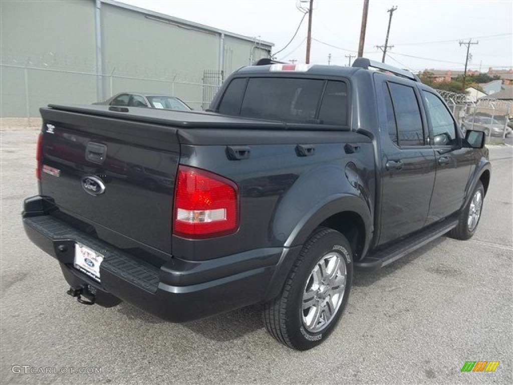 2010 Explorer Sport Trac Limited - Black Pearl Slate Metallic / Charcoal Black photo #3