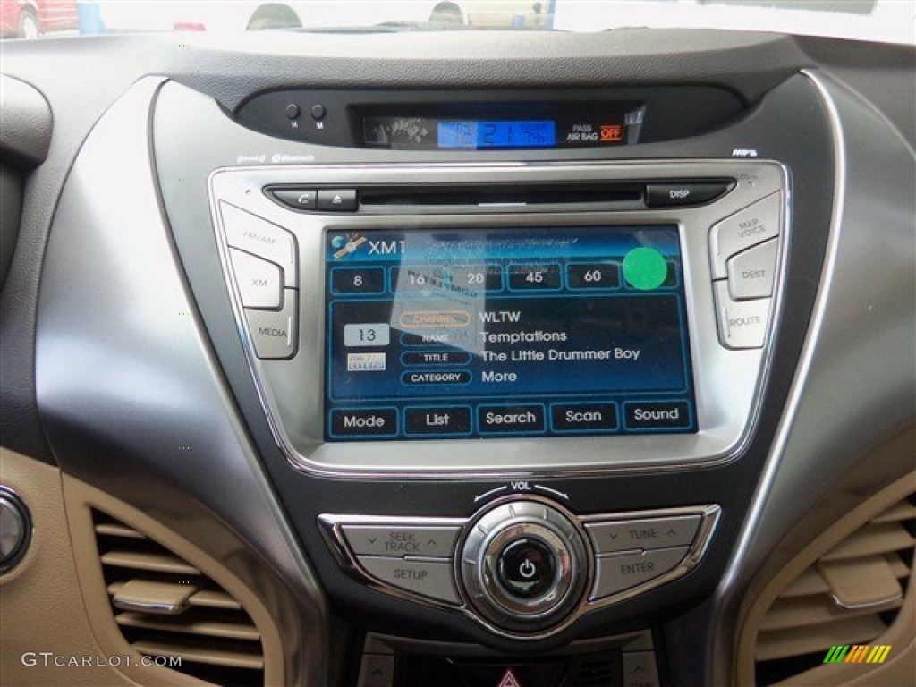 2013 Elantra Limited - Red Allure / Beige photo #16