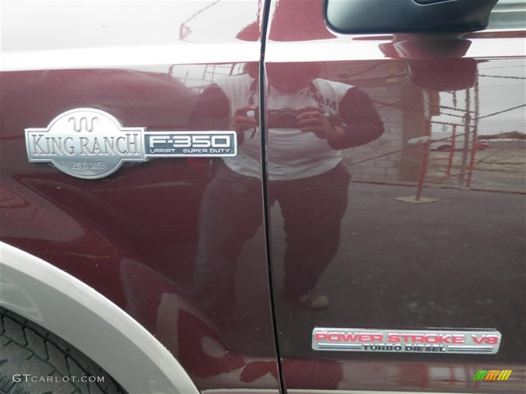 2004 F350 Super Duty King Ranch Crew Cab - Chestnut Brown Metallic / Castano Brown Leather photo #8