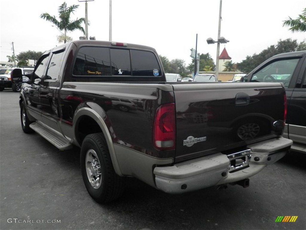2004 F350 Super Duty King Ranch Crew Cab - Chestnut Brown Metallic / Castano Brown Leather photo #9
