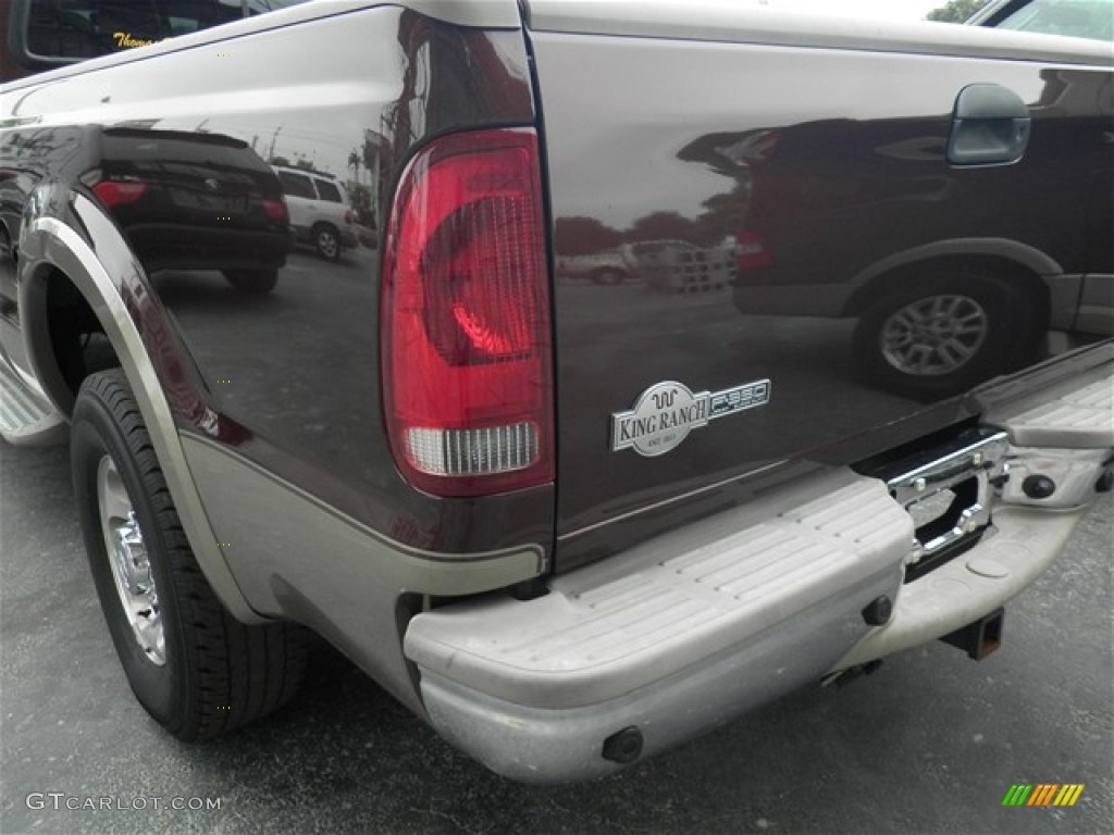 2004 F350 Super Duty King Ranch Crew Cab - Chestnut Brown Metallic / Castano Brown Leather photo #10