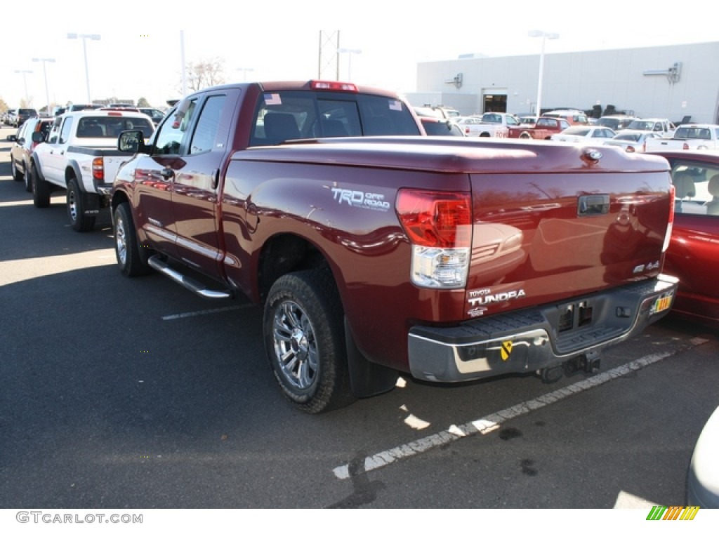 2010 Tundra TRD Double Cab 4x4 - Salsa Red Pearl / Graphite Gray photo #3