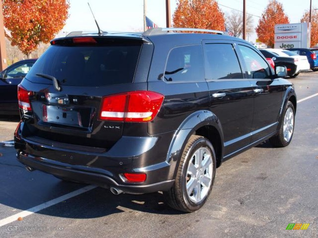 Brilliant Black Crystal Pearl 2011 Dodge Journey Lux AWD Exterior Photo #73880249