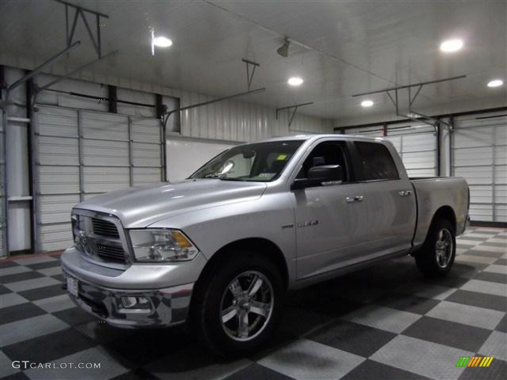 2009 Ram 1500 Lone Star Edition Crew Cab 4x4 - Bright Silver Metallic / Dark Slate/Medium Graystone photo #4