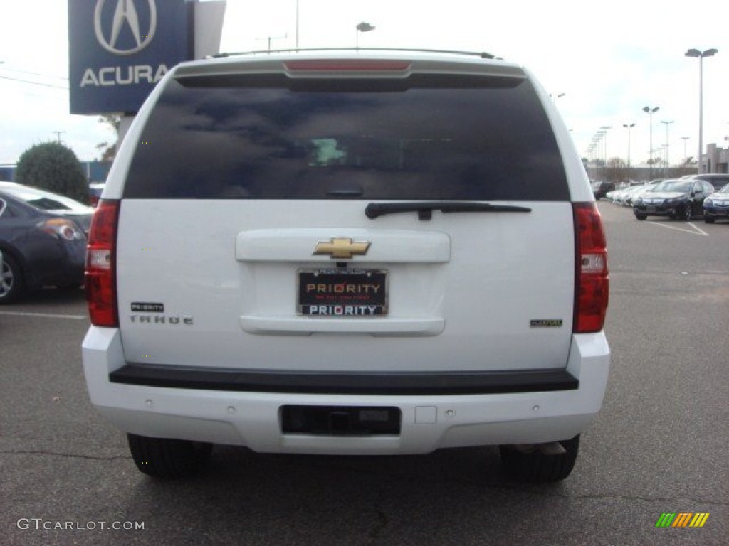 2007 Tahoe LTZ 4x4 - Summit White / Light Cashmere/Ebony photo #5