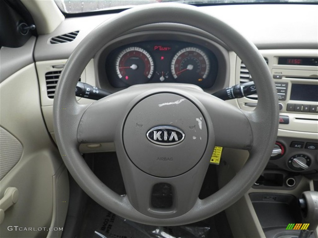 2010 Kia Rio LX Sedan Steering Wheel Photos