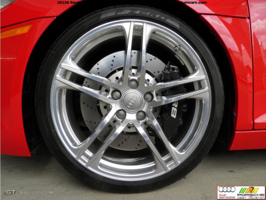 2010 R8 4.2 FSI quattro - Brilliant Red / Fine Nappa Luxor Beige Leather photo #29