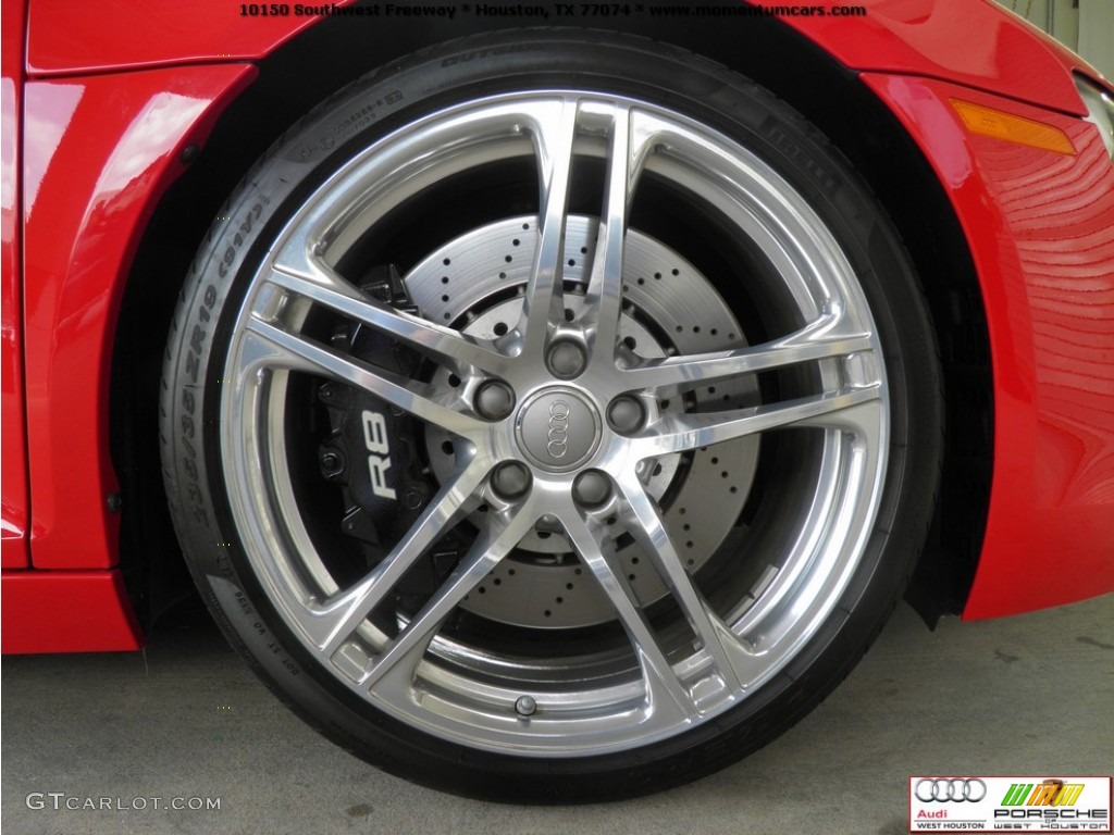 2010 R8 4.2 FSI quattro - Brilliant Red / Fine Nappa Luxor Beige Leather photo #32