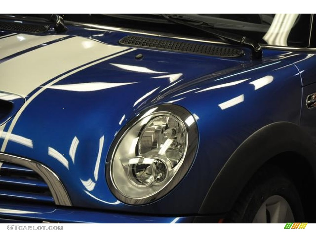 2006 Cooper S Convertible - Hyper Blue Metallic / Panther Black photo #2