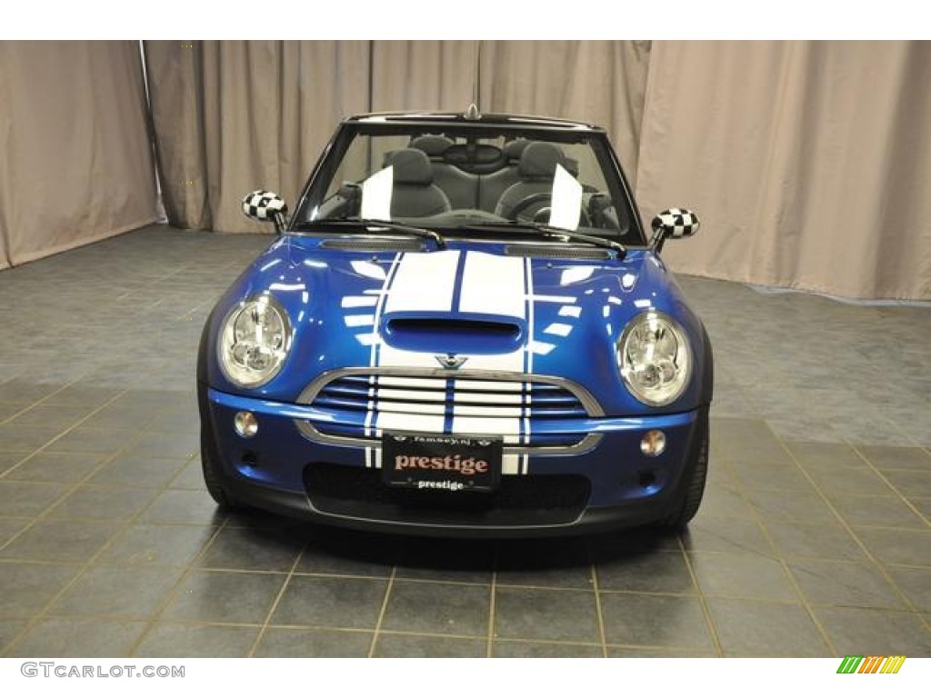 2006 Cooper S Convertible - Hyper Blue Metallic / Panther Black photo #3