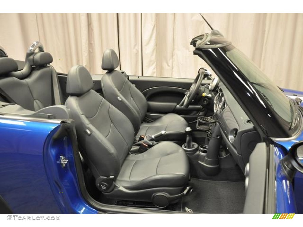 2006 Cooper S Convertible - Hyper Blue Metallic / Panther Black photo #7