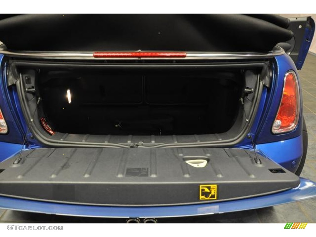 2006 Cooper S Convertible - Hyper Blue Metallic / Panther Black photo #14