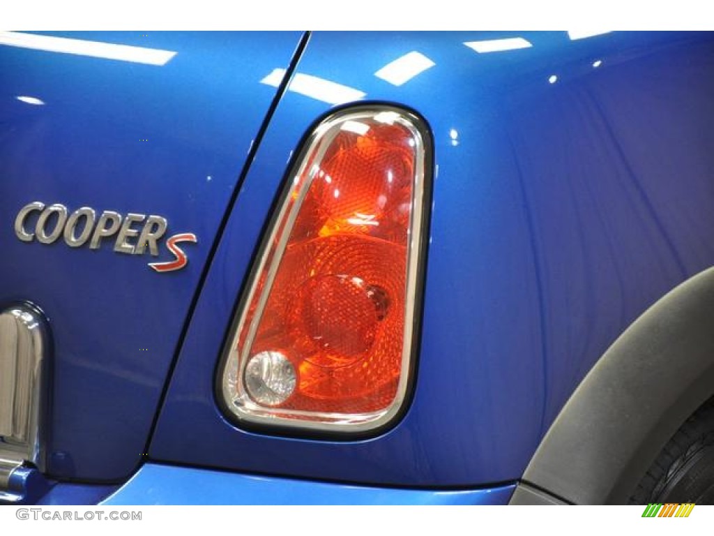 2006 Cooper S Convertible - Hyper Blue Metallic / Panther Black photo #16