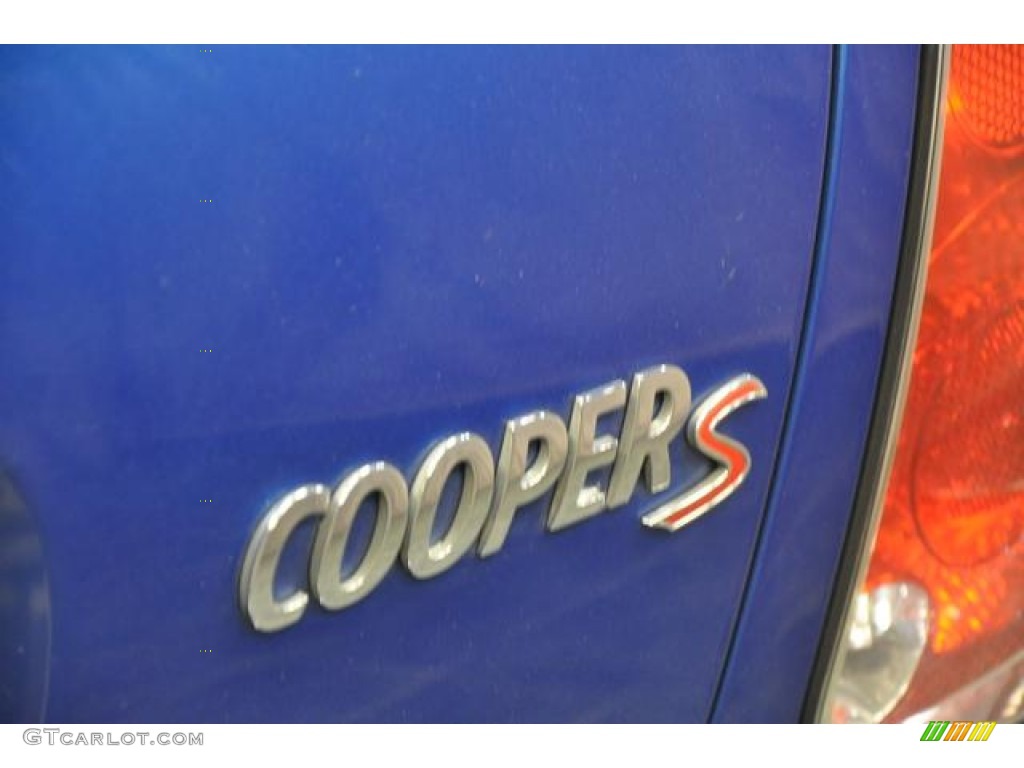 2006 Cooper S Convertible - Hyper Blue Metallic / Panther Black photo #19