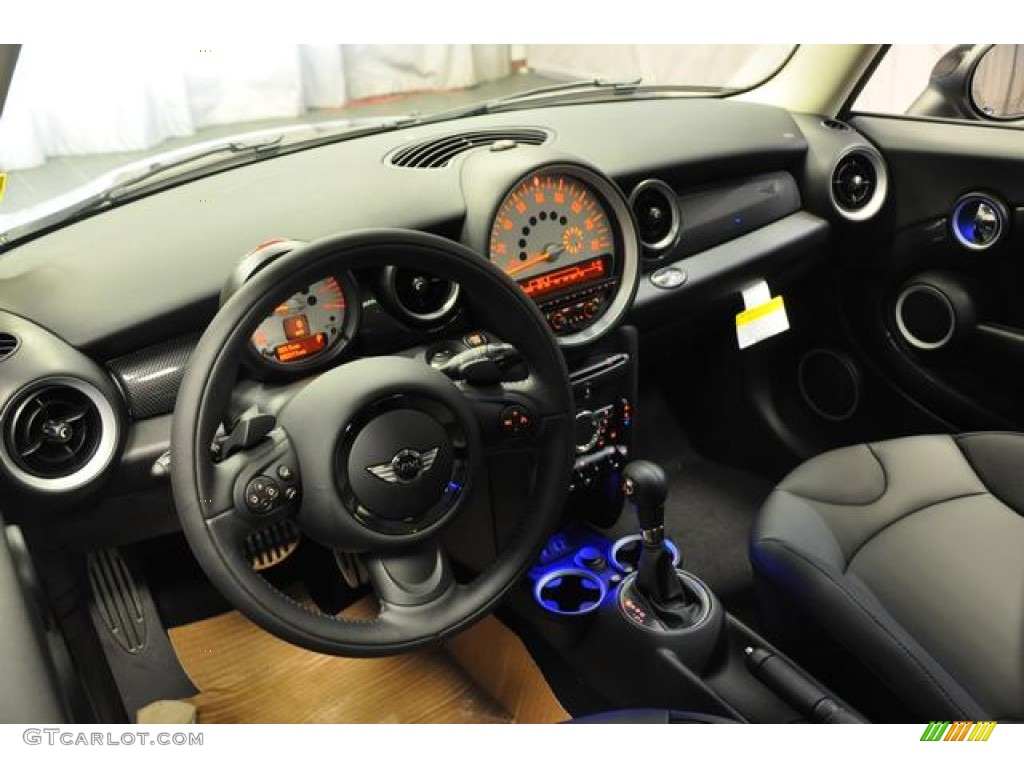 Carbon Black Interior 2013 Mini Cooper S Clubman Photo #73882193