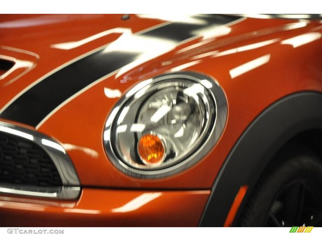 2013 Cooper S Hardtop - Spice Orange Metallic / Carbon Black photo #2
