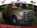 2008 Silver Metallic Ford F350 Super Duty XLT SuperCab 4x4 Dually  photo #1