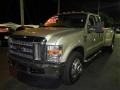 2008 Silver Metallic Ford F350 Super Duty XLT SuperCab 4x4 Dually  photo #7