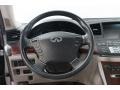 2009 Infiniti M Stone Gray Interior Steering Wheel Photo