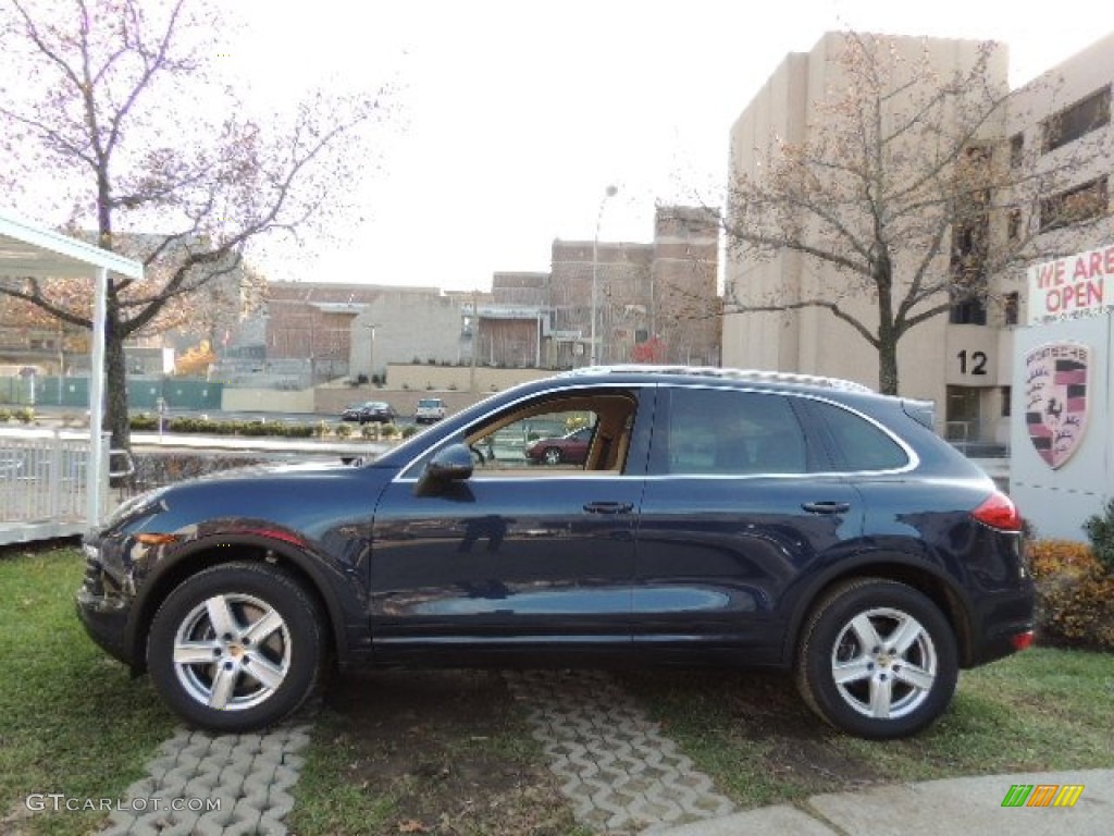Dark Blue Metallic 2013 Porsche Cayenne Standard Cayenne Model Exterior Photo #73886048