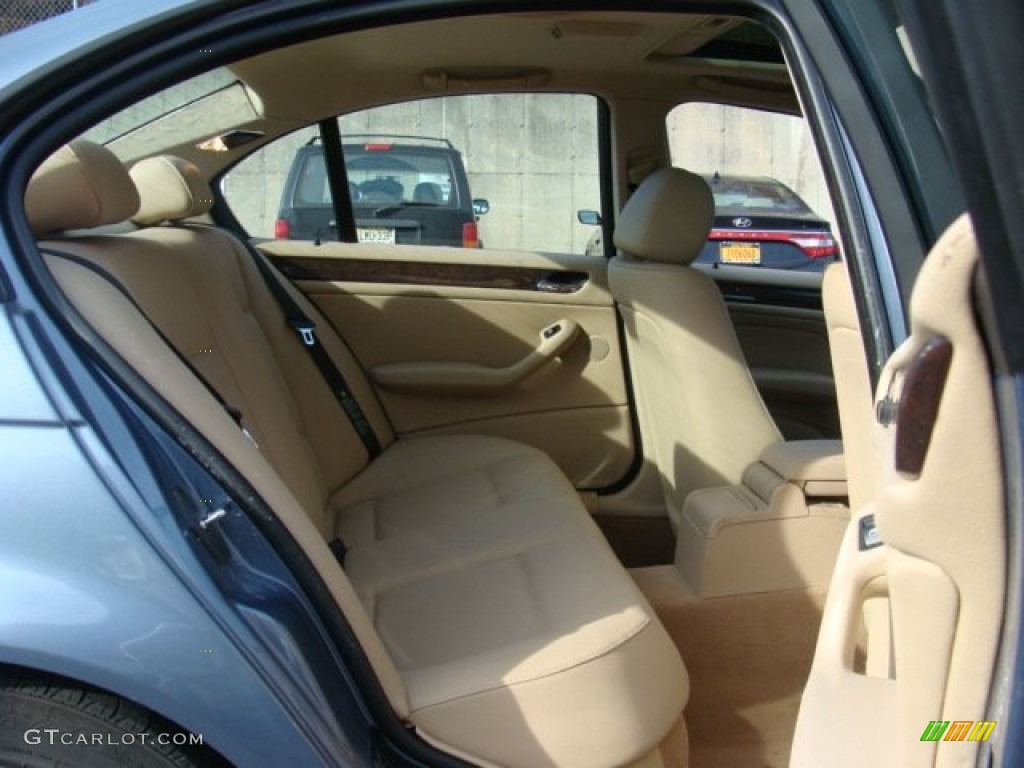 2001 3 Series 325i Sedan - Steel Blue Metallic / Sand photo #22