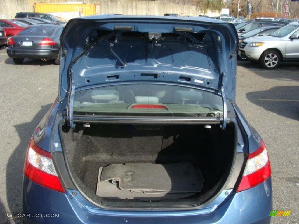 2007 Civic EX Coupe - Atomic Blue Metallic / Gray photo #19