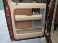 Castano Brown Leather 2007 Ford F150 King Ranch SuperCrew Door Panel
