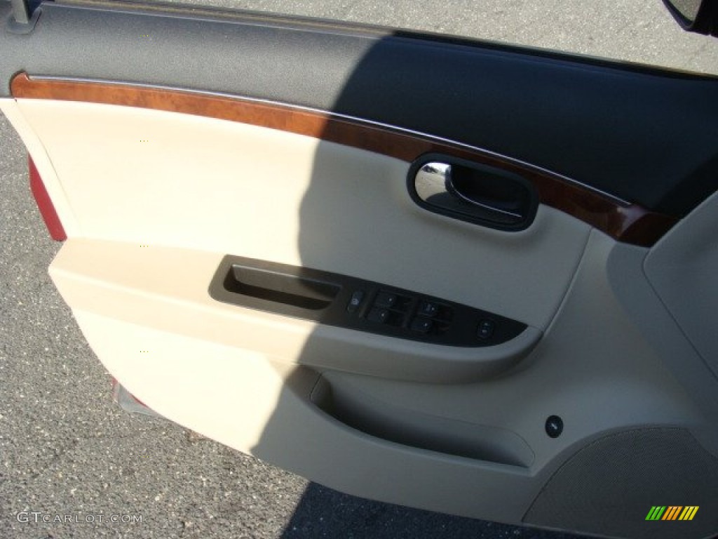 2009 Aura XE - Red Jewel Tintcoat / Tan photo #7