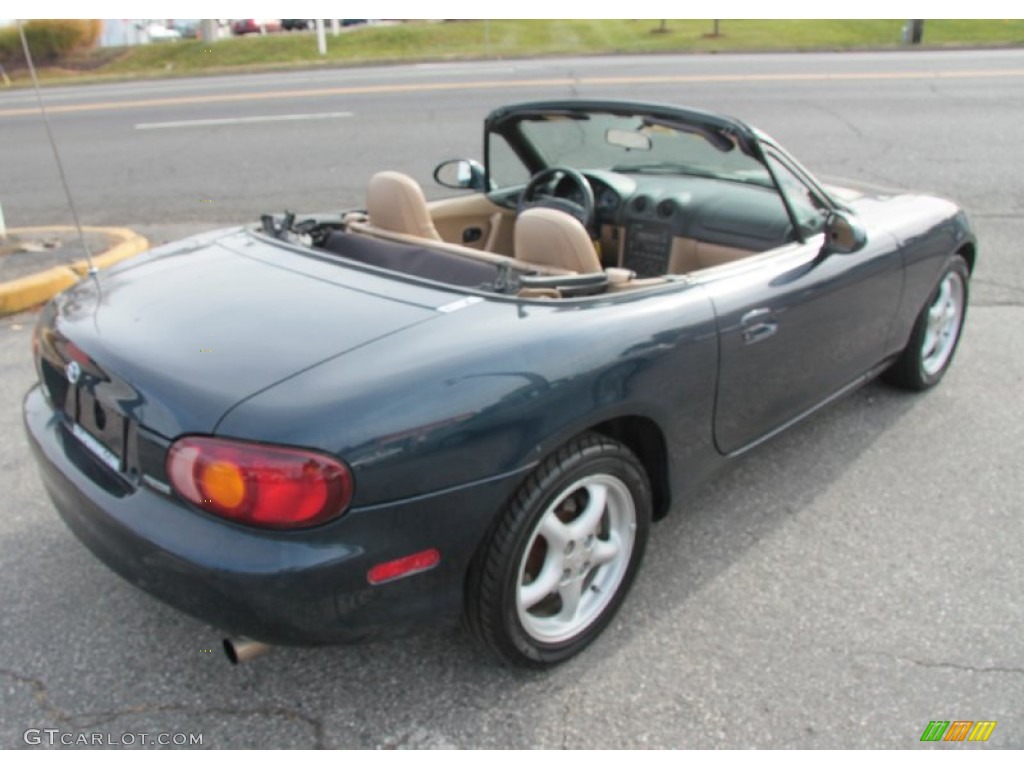 1999 MX-5 Miata LP Roadster - Twilight Blue Mica / Tan photo #7