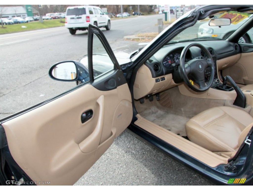 1999 MX-5 Miata LP Roadster - Twilight Blue Mica / Tan photo #12
