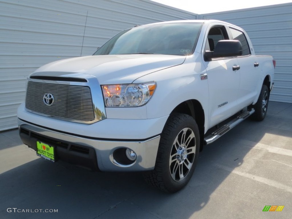 2013 Tundra Texas Edition CrewMax 4x4 - Super White / Graphite photo #6