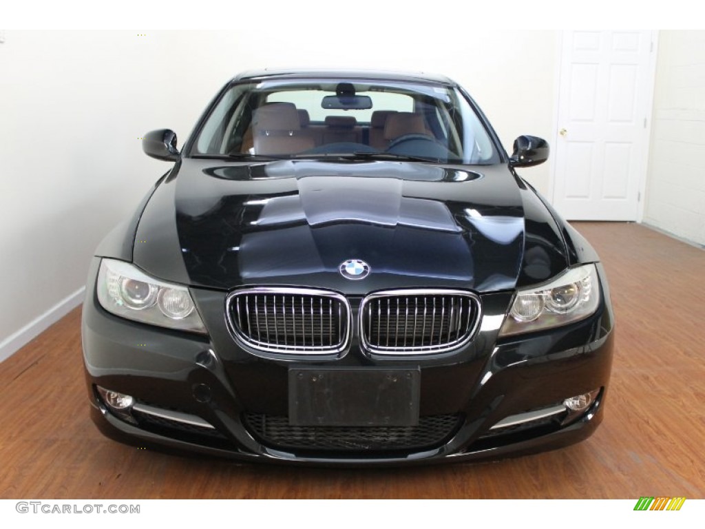 2010 3 Series 335i Sedan - Black Sapphire Metallic / Saddle Brown Dakota Leather photo #8