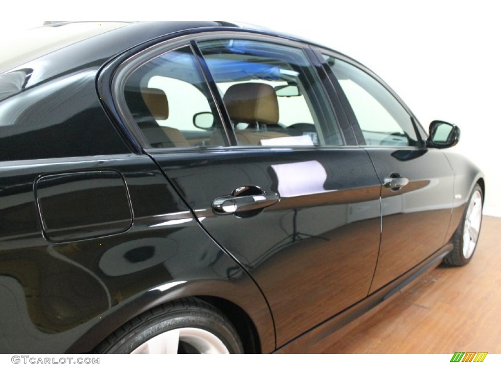 2010 3 Series 335i Sedan - Black Sapphire Metallic / Saddle Brown Dakota Leather photo #10