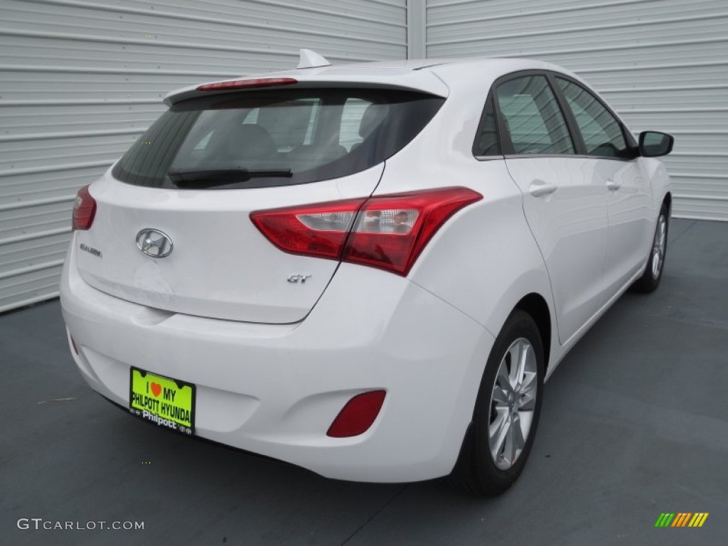 2013 Elantra GT - Monaco White / Beige photo #3