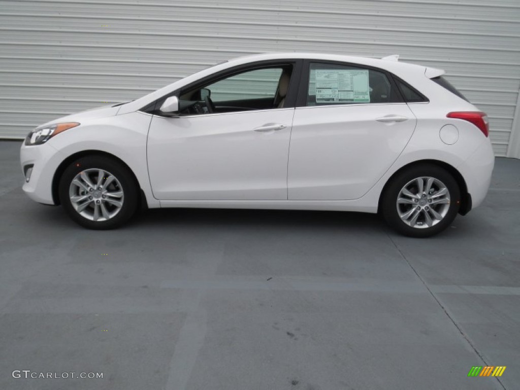 2013 Elantra GT - Monaco White / Beige photo #5