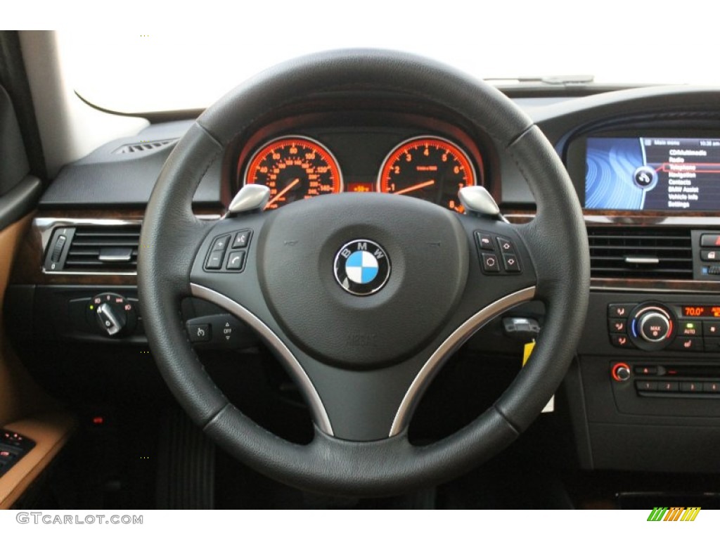 2010 3 Series 335i Sedan - Black Sapphire Metallic / Saddle Brown Dakota Leather photo #16