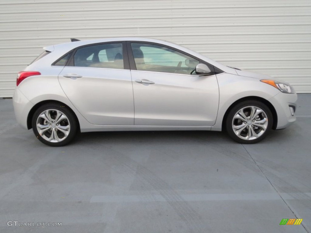 2013 Elantra GT - Shimmering Air Silver / Black photo #2