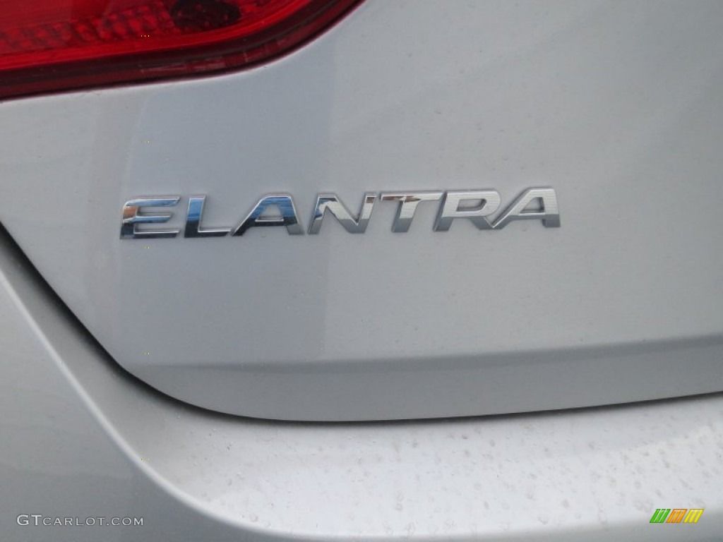 2013 Elantra GT - Shimmering Air Silver / Black photo #13