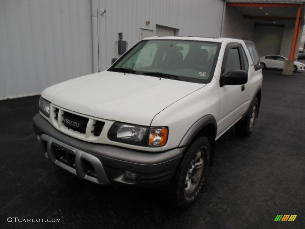 2002 Rodeo Sport S Hard Top 4WD - Alpine White / Gray photo #2