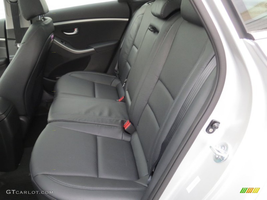2013 Elantra GT - Shimmering Air Silver / Black photo #19