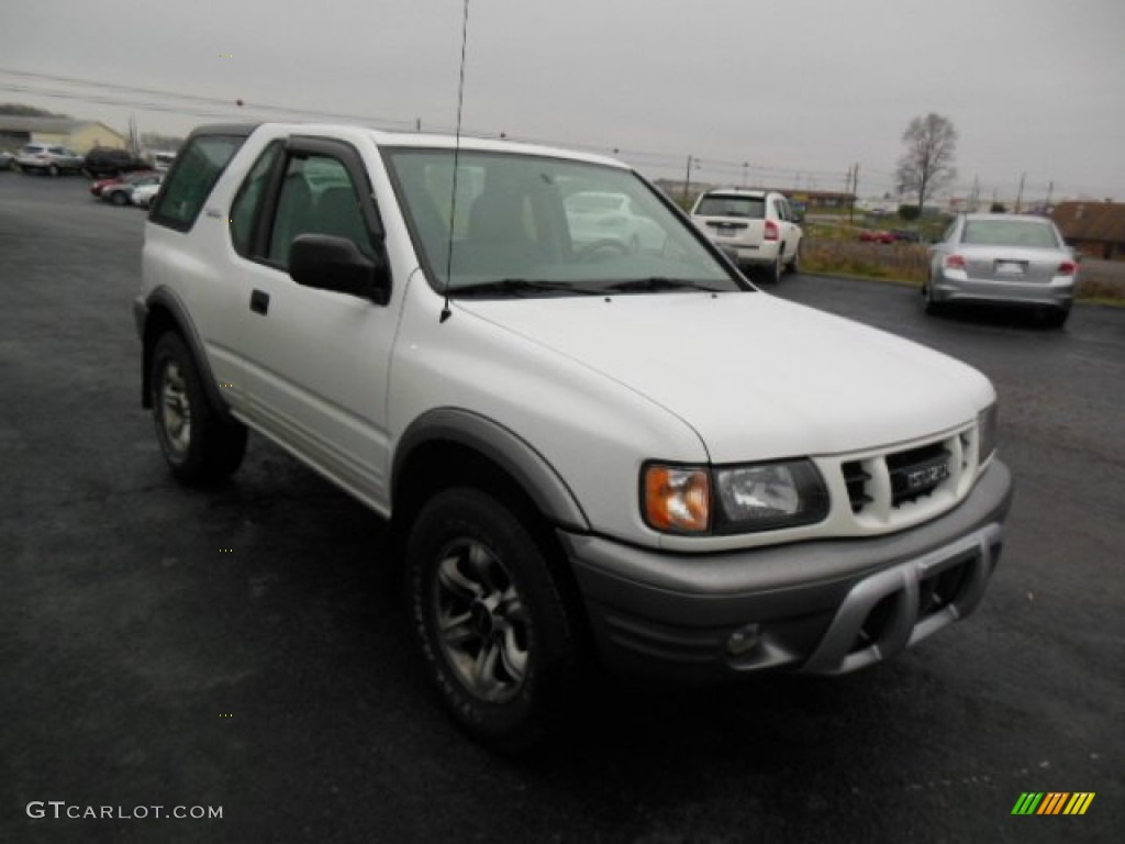 2002 Rodeo Sport S Hard Top 4WD - Alpine White / Gray photo #4