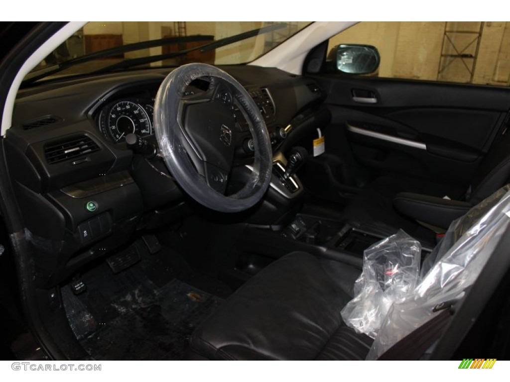 2013 CR-V EX-L AWD - Crystal Black Pearl / Black photo #2
