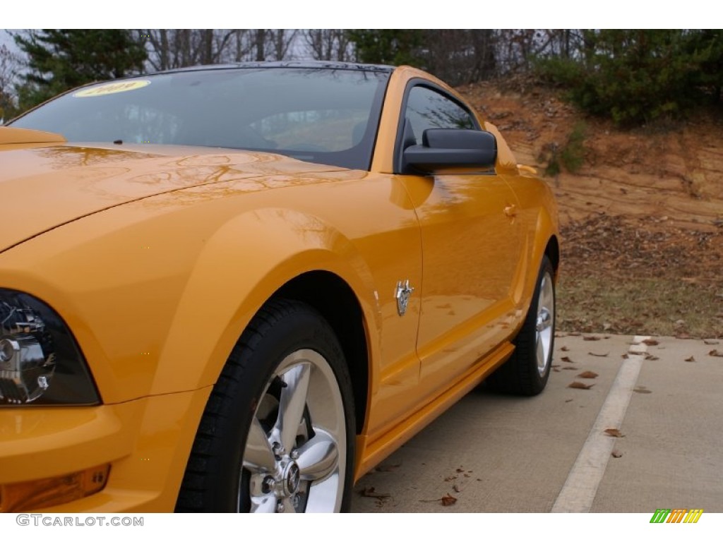 2009 Mustang GT Premium Coupe - Grabber Orange / Dark Charcoal photo #10