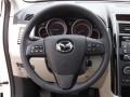 Sand 2012 Mazda CX-9 Touring Steering Wheel