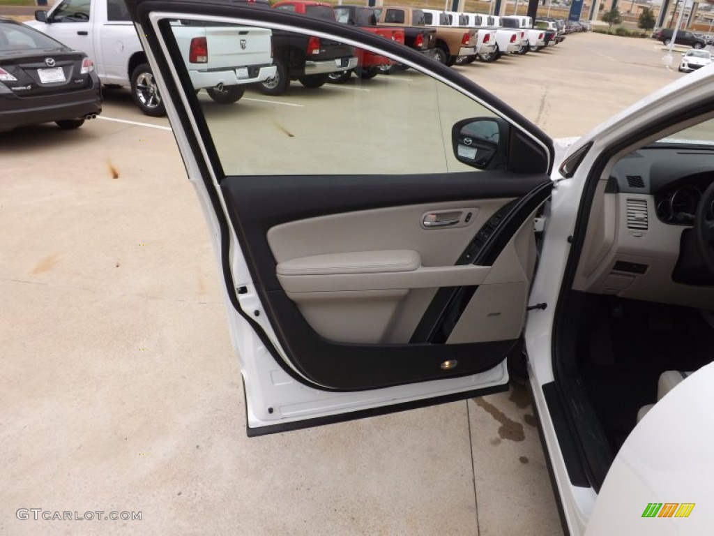 2012 Mazda CX-9 Touring Sand Door Panel Photo #73889306